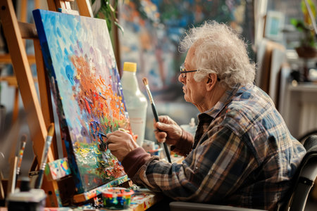 Artist at Workの素材