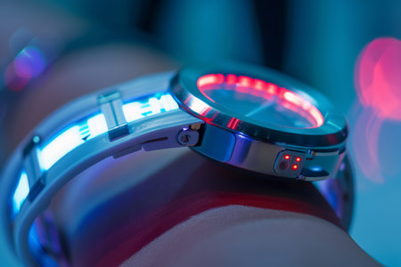 Futuristic Wearable Tech Close-upの素材