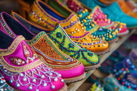 Ethnic Footwear Arrayの素材