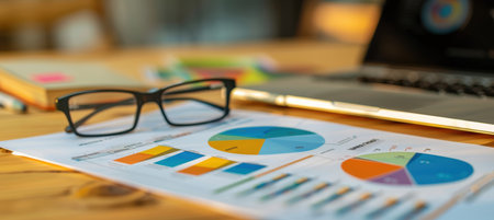 Business Analysis Essentials: Financial Report with Charts for Strategic Planning and Insightsの素材