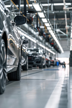 Modern Auto Repair Shop Focused on Professionalism and Customer Careの素材