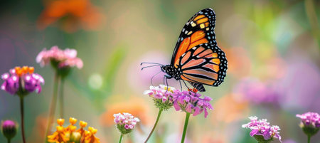 Butterfly on Flower: Symbolizing Transformation and Renewal in Wellness Retreatsの素材
