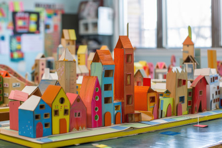 Inclusive Classroom Project: Model City Built with Adaptive Tools and Tactile Materialsの素材