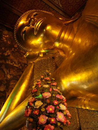 Reclining Buddha, Wat Pho, Thailandのeditorial素材