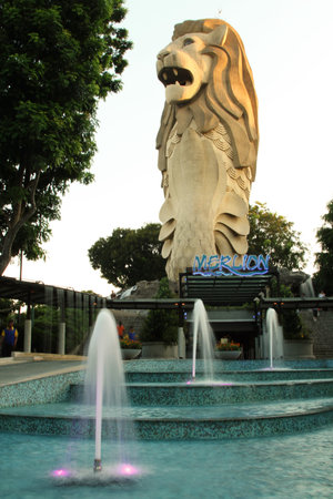 Merlion @ Sentosa, Singaporeのeditorial素材