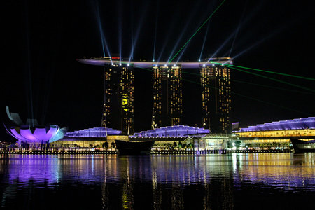 Marina Bay Sands, Singaporeのeditorial素材