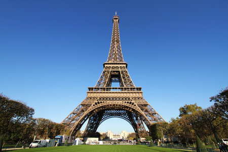 Eiffel Tower in Paris, Franceのeditorial素材