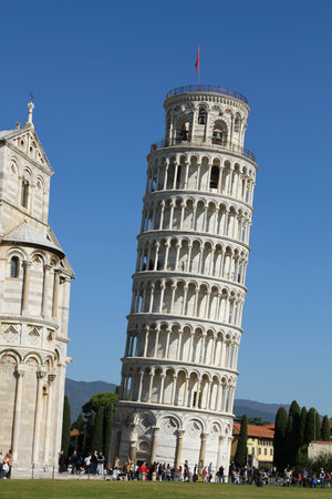 Leaning Tower of Pisa, Italyのeditorial素材