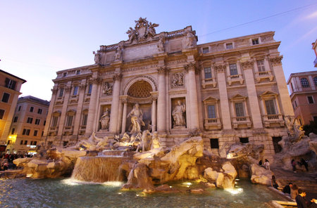 Trevi Fountain, Italyのeditorial素材