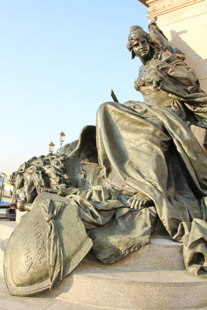 Statue @ Veniceの写真素材