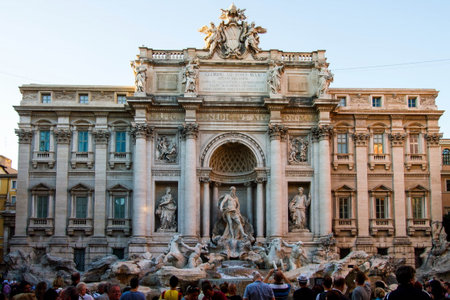 Trevi Fountainの写真素材