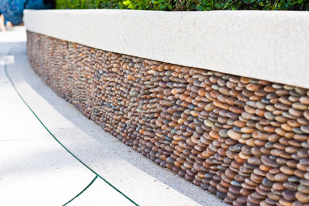 Pattern stone side walk.の写真素材