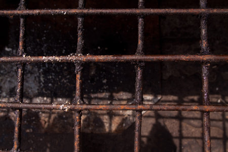 Steel grillの写真素材