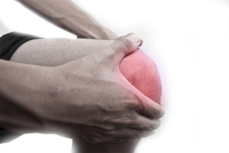 Knee acheの写真素材