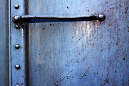 Door and lockの写真素材