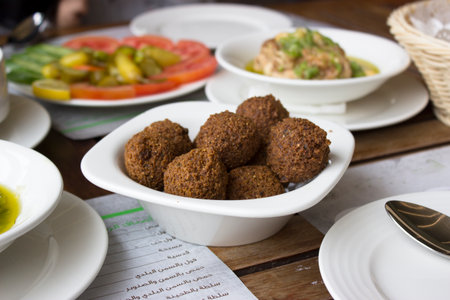 This image for Arabic food called 'FALAFEL'のeditorial素材