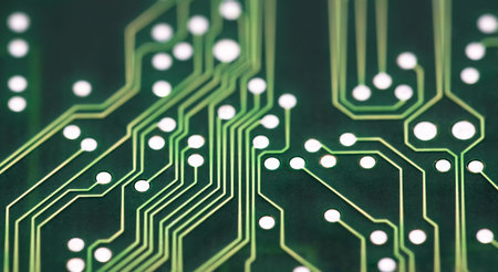 Circuit Board Connectionsの写真素材