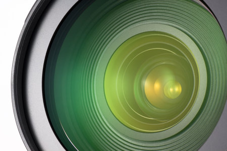 Camera lens closeupの写真素材