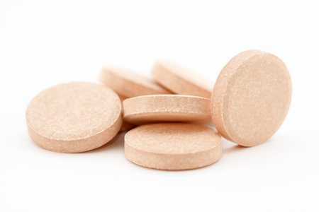 Pills isolated on whiteの写真素材