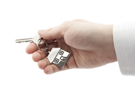 House key in handの写真素材