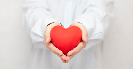 Health insurance or love conceptの写真素材