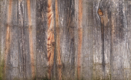Old wood texture horizontal backgroundの写真素材