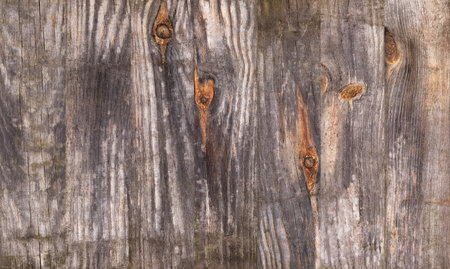 Old wood texture horizontal backgroundの写真素材