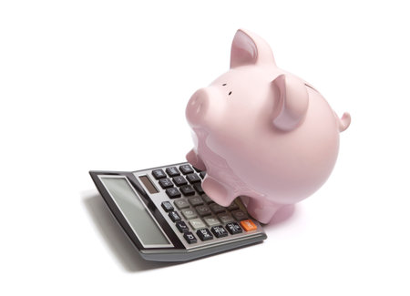 Calculating financeの写真素材