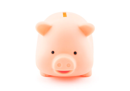 Piggy bank with clipping pathの写真素材