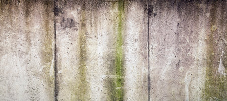 Old grungy texture, gray concrete wallの写真素材