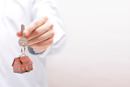 House key in handの写真素材