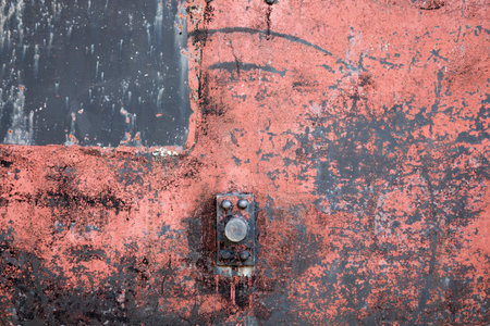 Background texture of scratched rusted steelの写真素材