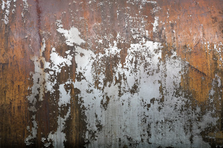 Background texture of scratched rusted steel