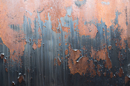 Background texture of scratched rusted steel