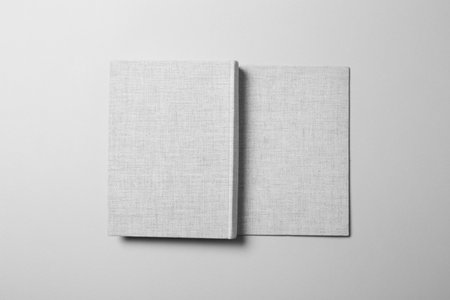 Canvas Cover Book Mock-up, ready to replace your design.