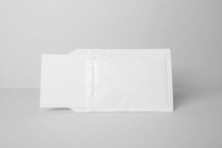 Blank padded Envelope Mock-up, ready to replace your designの写真素材