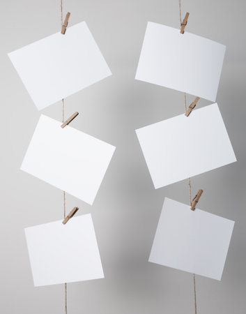 Photo, posters, flyers, pictures display Mockups.の写真素材