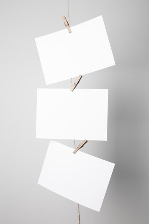 Photo, posters, flyers, pictures display Mockups.の写真素材