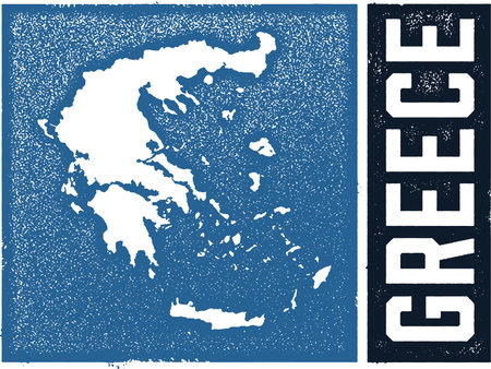 Greece Vintage Country Graphicのイラスト素材