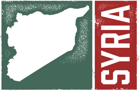 Syria Country Graphicのイラスト素材