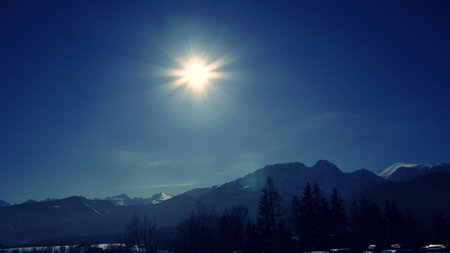 Day in the mountainsの写真素材