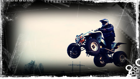 Motor sport background - Quadの写真素材