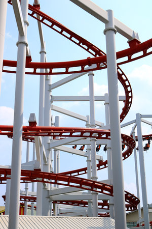 roller coasterの写真素材