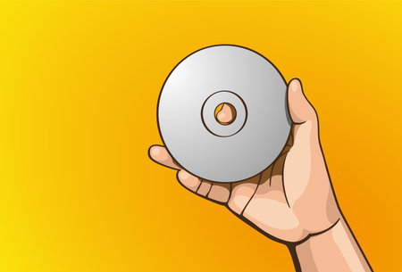 Handle CDのイラスト素材