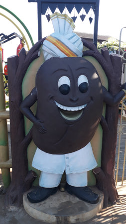 creative wall of coffee museum araku valleyのeditorial素材