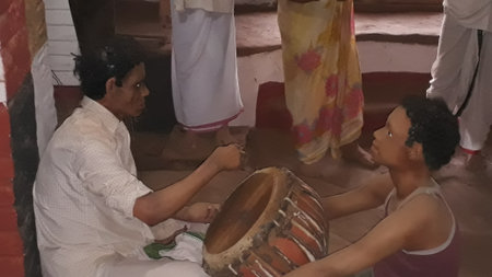 sculptures of tribal museum araku valley, visakhapatnamのeditorial素材