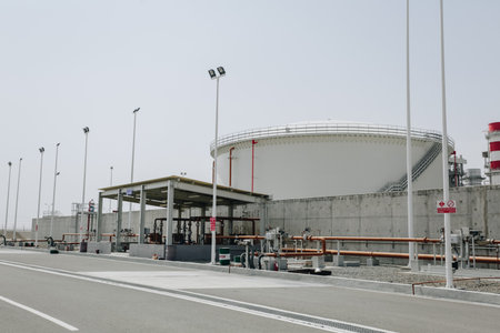 Power plant equipments, HRSG, Power Generators, Trucks, Engine Rooms, Heat Exchangers, Boilers, Generators,のeditorial素材