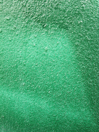 Plaster walls and dark greenの写真素材