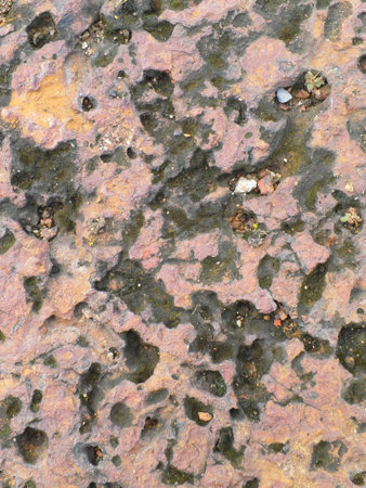 Decorative stones are dirty
