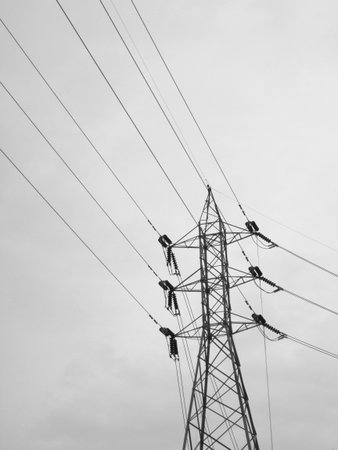 Black and white poles
